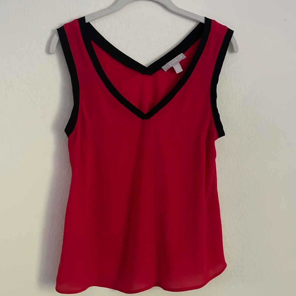 Red Dressy Tank Top
